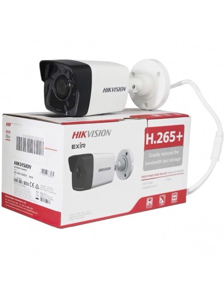  Cámara IP PoE de 6 MP, detección inteligente de vehículos  humanos, compatible con Hikvision/Uniview 6MP cámara de seguridad para  exteriores de 0.110 in, micrófono integrado, H.265+, WDR, tarjeta SD de  hasta