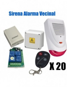 Kit Alarma Vecinal 20...