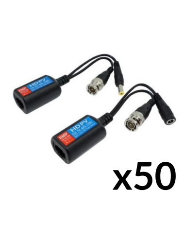 Pack X 50 Balun Utp Mini Video 1080p...
