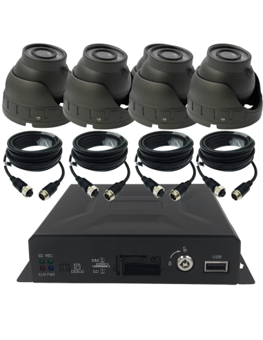 Kit Grabador Digital Movil 4ch Sd 4...