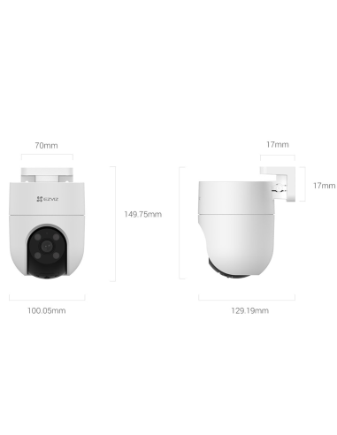 Domo Wifi Ptz Exterior Ezviz Ip 2mpx...