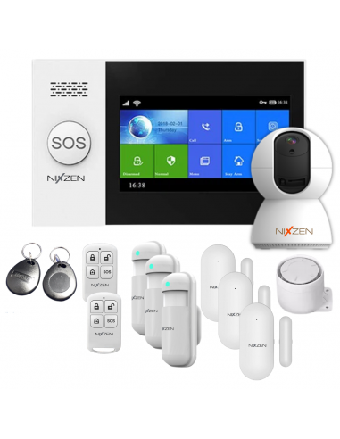 Kit Alarma Inalambrica Con Video Wifi...