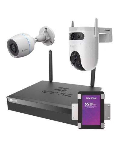 Kit De 2 Camaras Wifi 2mpx Exterior...